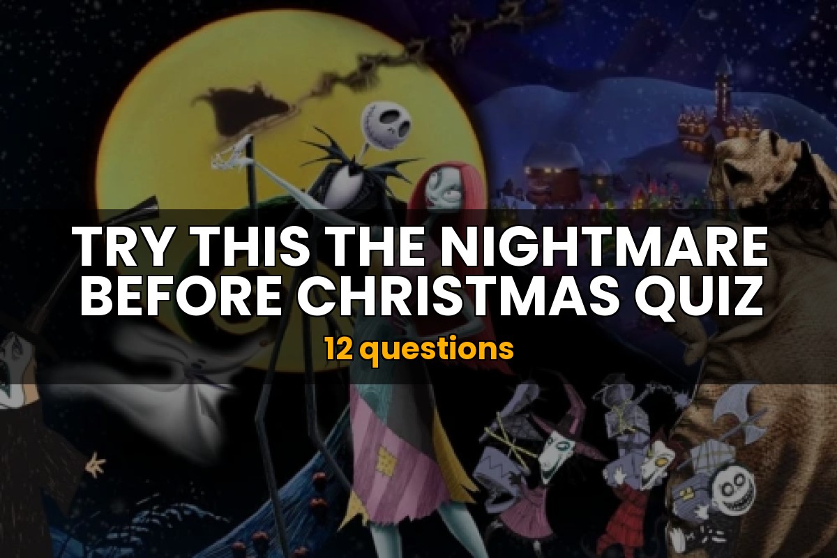 The Nightmare Before Christmas Quiz Christma Trivia